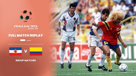 Yugoslavia v Colombia | Group D | 1990 FIFA World Cup Italy™ | Full Match Replay