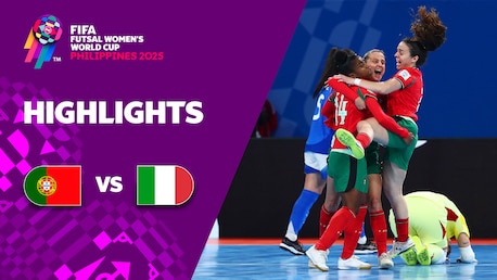 Portugal v Italy | Quarter-finals | FIFA Futsal Women's World Cup Philippines 2025™ | Highlights