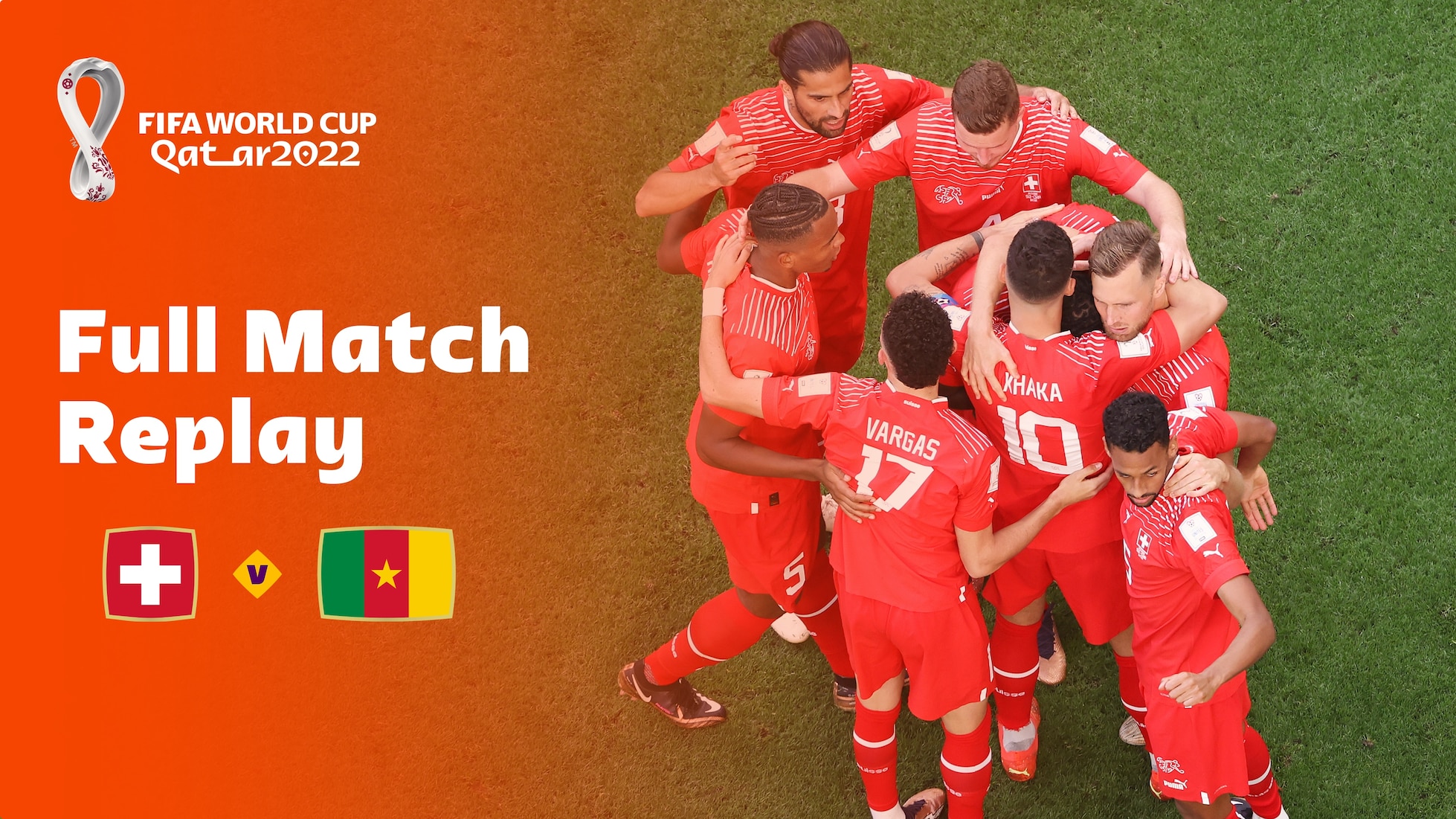 Suiza vs Camerún | Grupo G | Copa Mundial de la FIFA Catar 2022™ | Partido Completo
