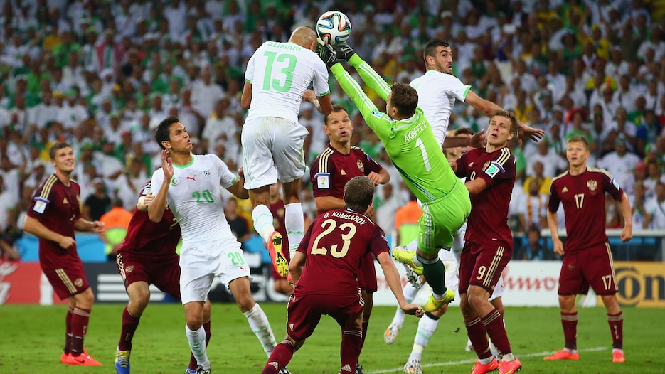 Islam Slimani Goal 59' | Algeria v Russia | 2014 FIFA World Cup Brazil™