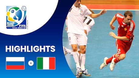 Rusia vs Italia | Partido por el tercer puesto | Copa Mundial de Futsal de la FIFA Brasil 2008™ | Highlights