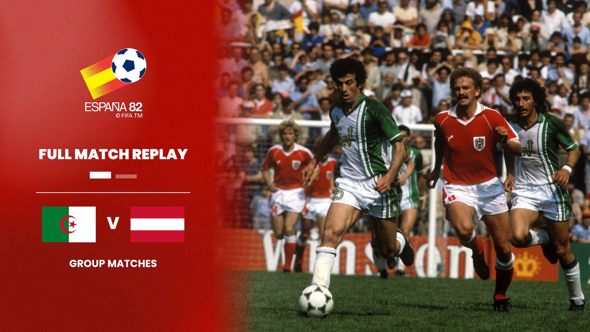 Algeria v Austria | Group 2 | 1982 FIFA World Cup Spain™ | Full Match Replay