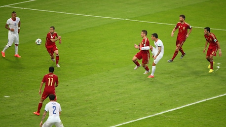 Gol de Charles Aranguiz 42' | España vs Chile | Copa Mundial de la FIFA Brasil 2014™