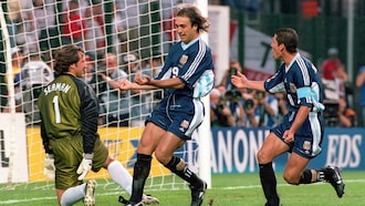 Gabriel Batistuta | Chuteira de Prata  I  Copa do Mundo FIFA de 1998, na França