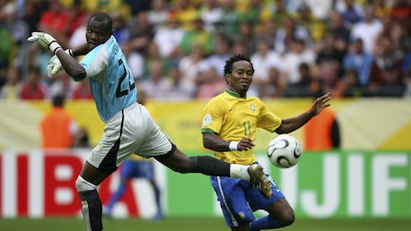 Das Tor von Zé Roberto 84' | Brasilien - Ghana | FIFA Fussball-Weltmeisterschaft Deutschland 2006™