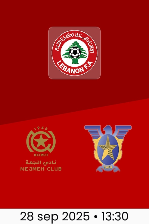 Nejmeh SC vs Safa SC | Jornada 2 | Primera División 2025/26