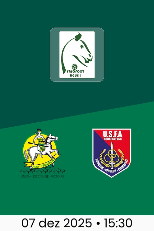 ASFAY x USFA | Burkina Faso Ligue 1 2025-26