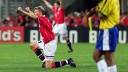 Tore André Flo Goal 83' | Brazil vs Norway | 1998 FIFA World