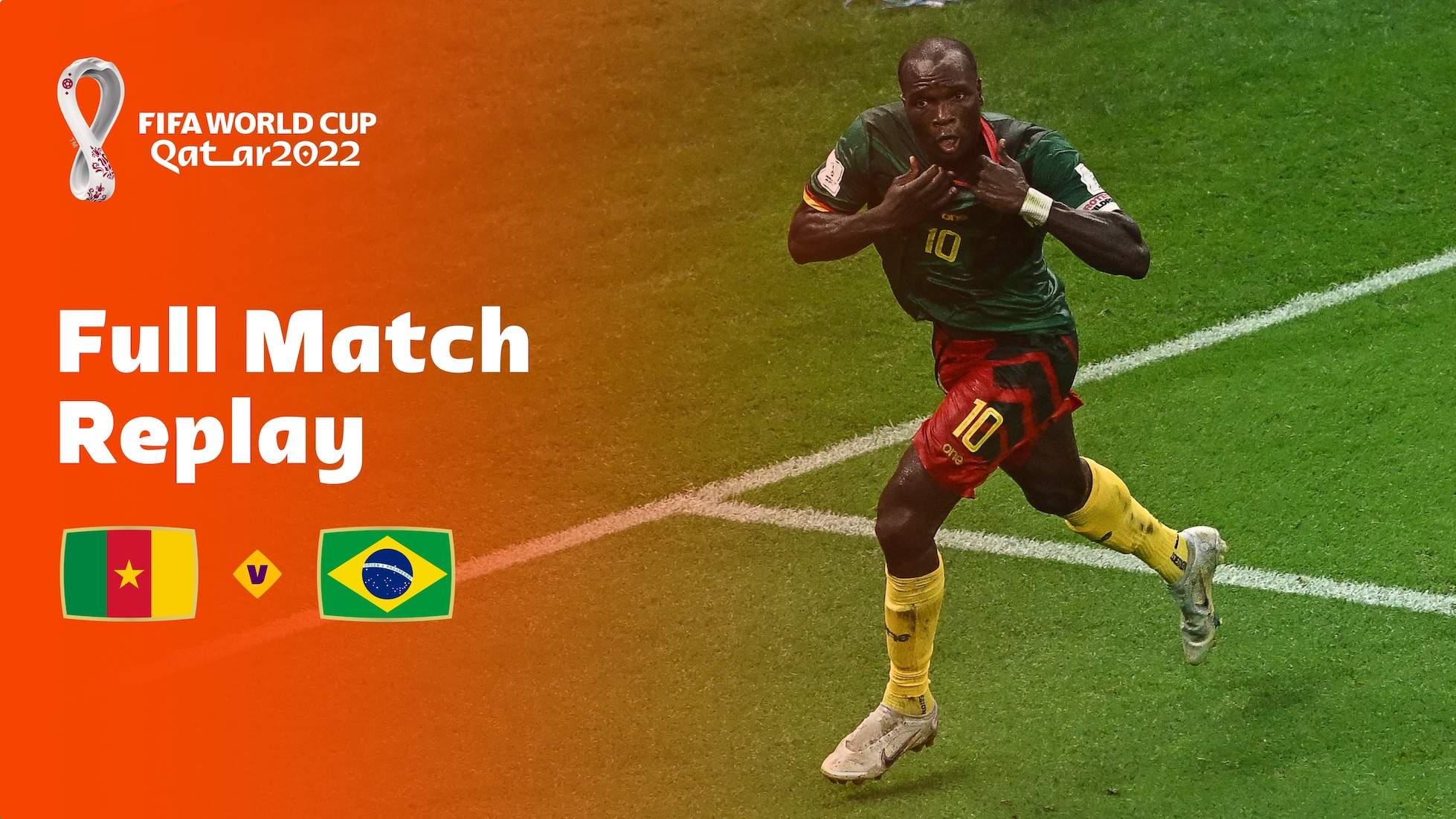 Camerún vs Brasil | Grupo G | Copa Mundial de la FIFA Catar 2022™ | Partido Completo