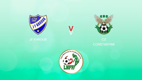 JF Khroub - CS Constantine | Championnat National D1 2024/25 | Algeria| Match completo