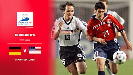 Alemania vs EE. UU. | Grupo F | Copa Mundial de la FIFA Francia 1998™ | Highlights