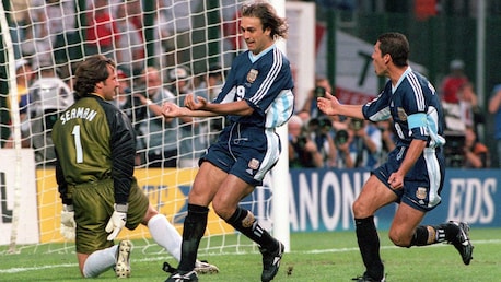 Gabriel Batistuta Goal 5' | Argentina vs England | 1998 FIFA World Cup France™
