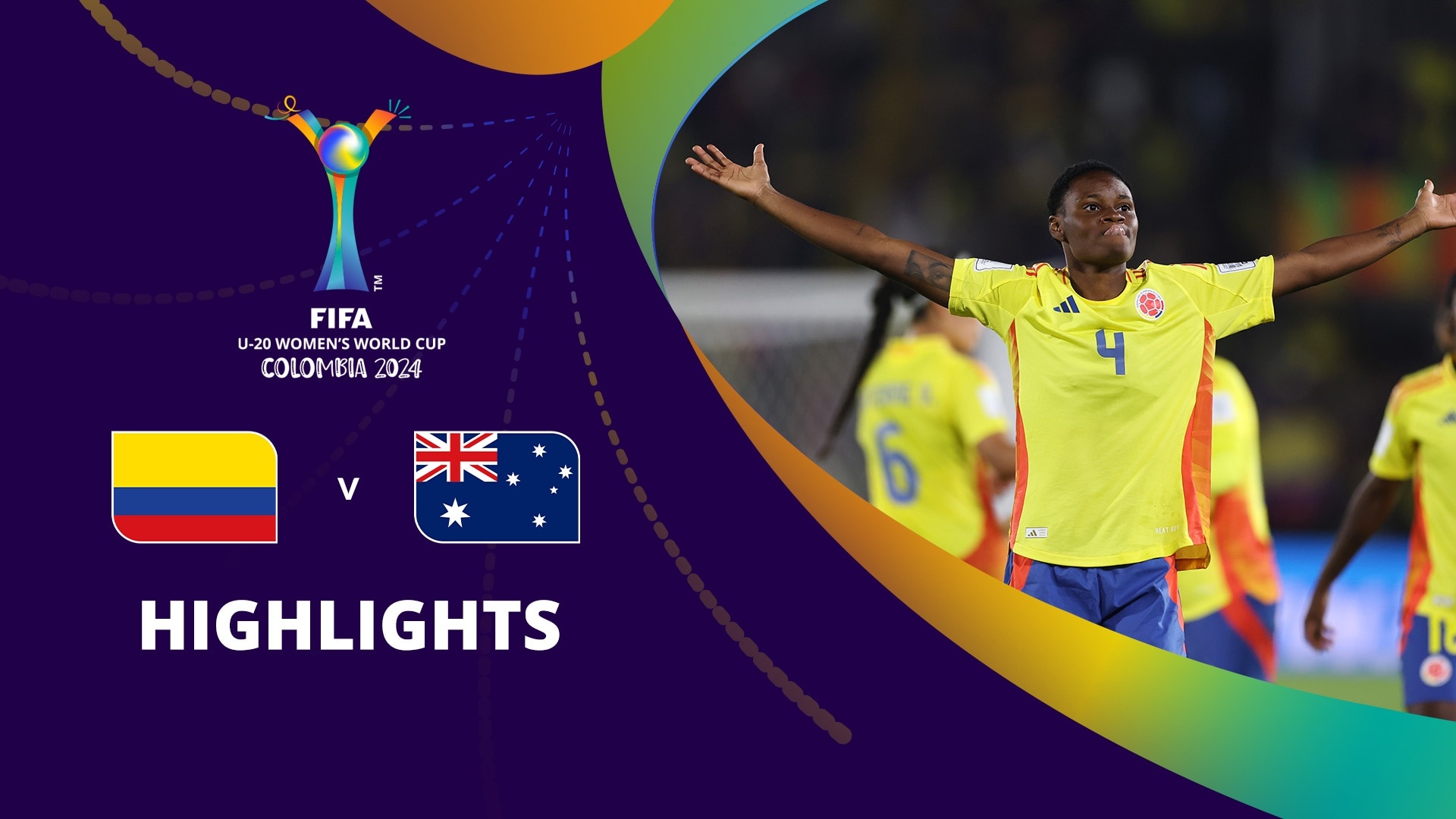 Colombia vs Australia | Grupo A | Copa Mundial Femenina Sub-20 de la FIFA Colombia 2024™ | Highlights