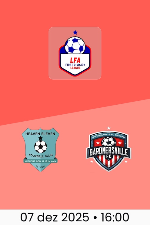 Heaven Eleven x Gardnersville FC | LFA First Division League 2025/26