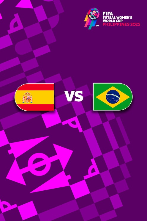 España vs Brasil | Semifinales | Copa Mundial Femenina de Futsal de la FIFA Filipinas 2025™