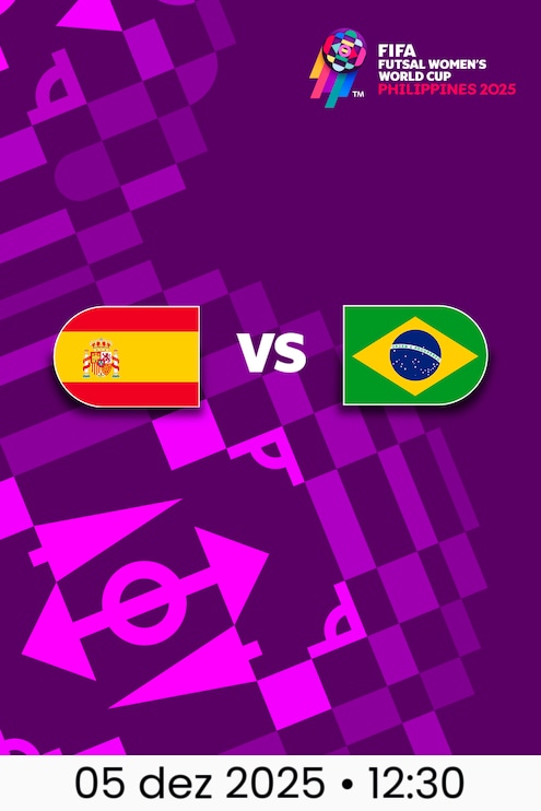 Espanha x Brasil | Semifinais | Copa do Mundo Feminina de Futsal da FIFA Filipinas 2025™