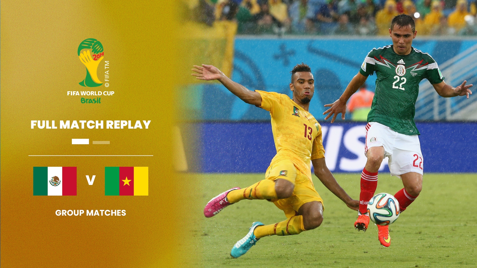 Messico - Camerun | Gruppo A | Coppa del Mondo FIFA Brasile 2014 | Match completo