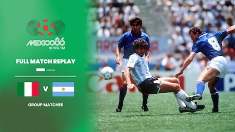 Itália x Argentina | Grupo A | Copa do Mundo da FIFA México 1986™ | Jogo completo