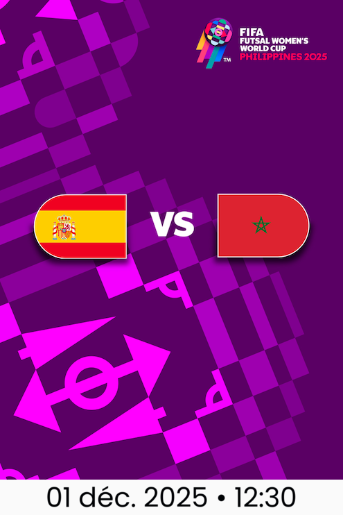 Espagne - Maroc | Quarts de finale | Coupe du Monde Féminine de Futsal de la FIFA, Philippines 2025™