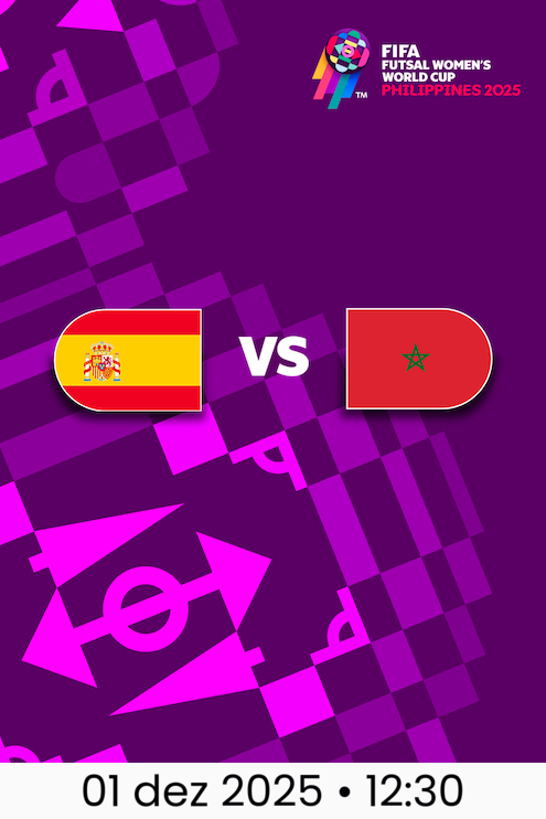 Espanha x Marrocos | Quartas de final | Copa do Mundo Feminina de Futsal da FIFA Filipinas 2025™