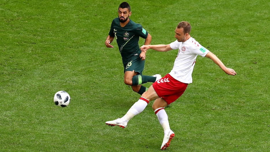 Das Tor von Christian Eriksen 7' | Dänemark - Australien | FIFA Fussball-Weltmeisterschaft Russland 2018™