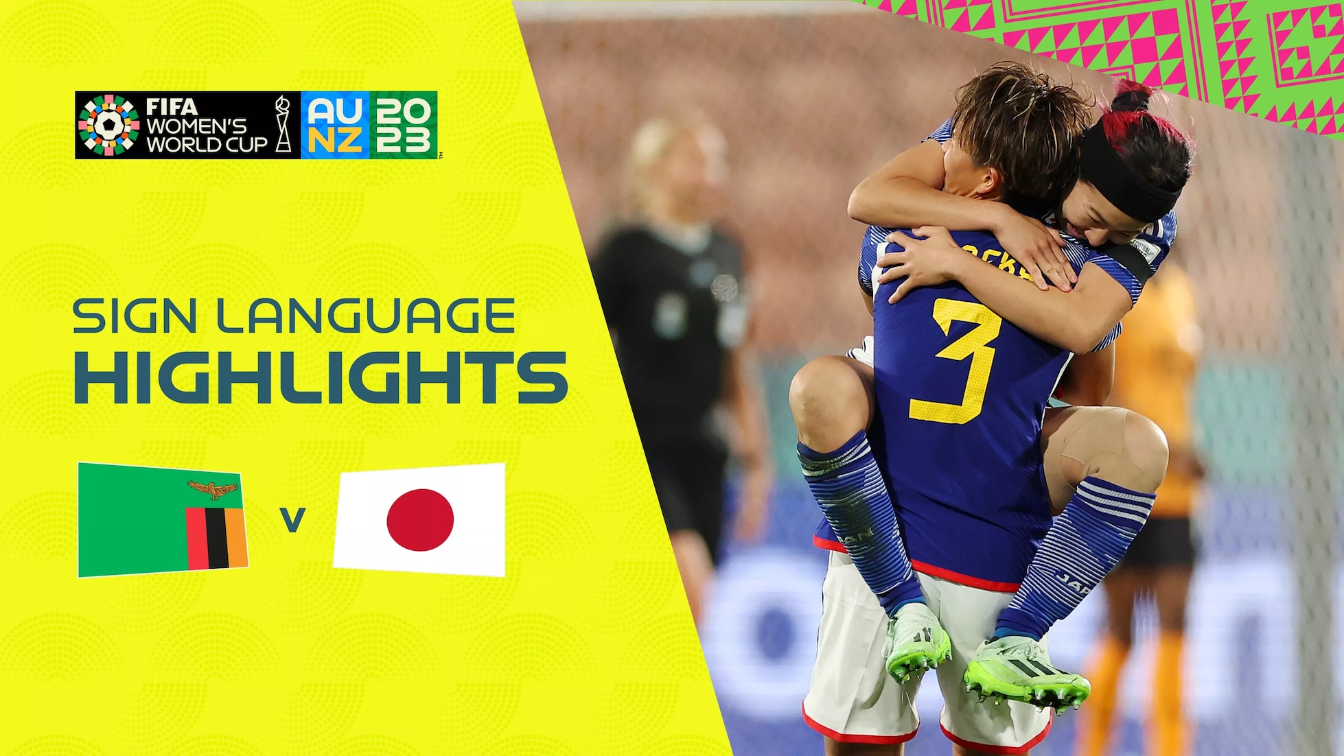 Zambie - Japon | Groupe C | Coupe du Monde Féminine de la FIFA, Australie & Nouvelle-Zélande 2023™ | Résumé vidéo (Langue des signes)