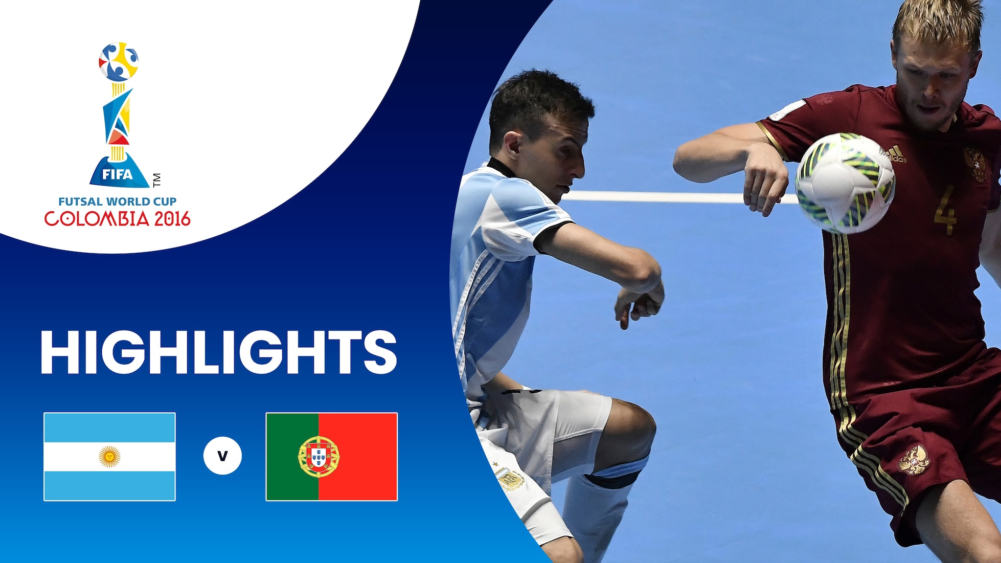 Argentina v Portugal | Semi-finals | FIFA Futsal World Cup Colombia 2016™ | Highlights