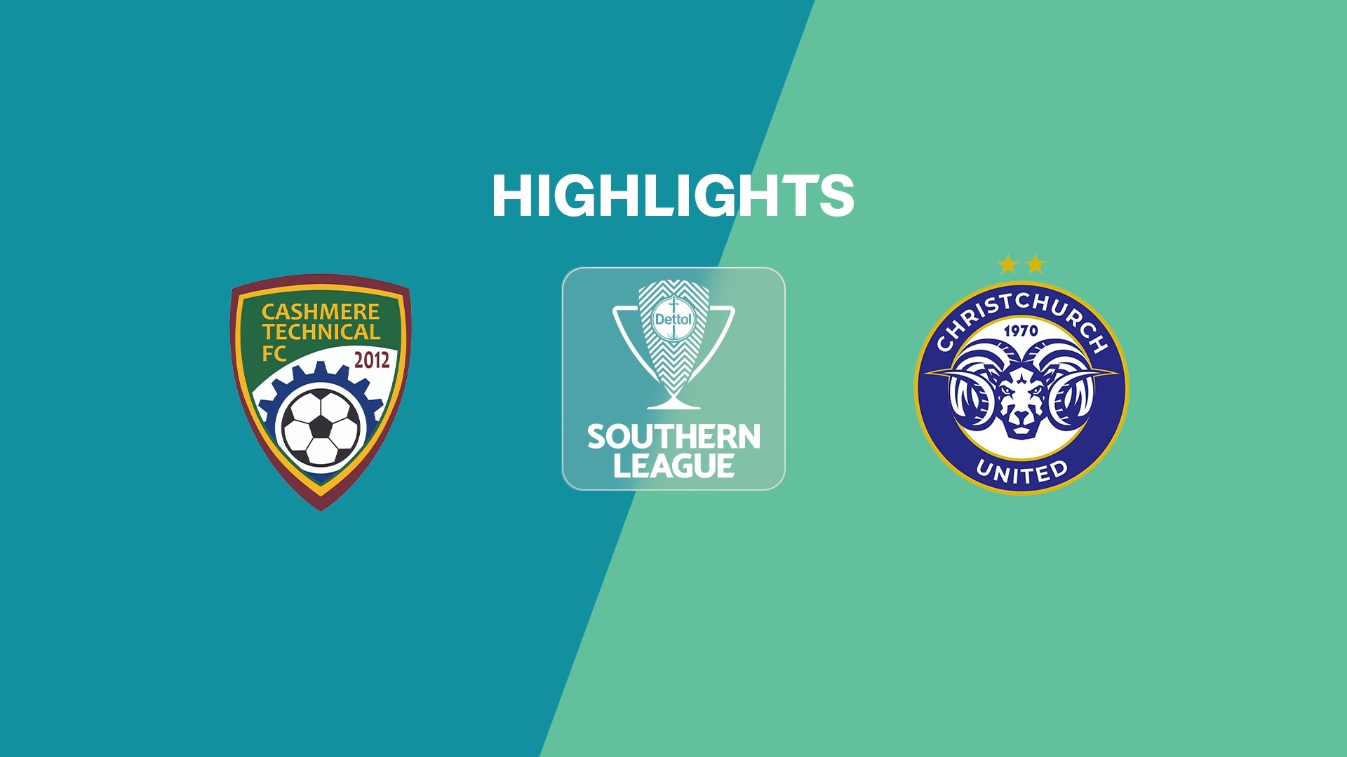 Cashmere Technical v Christchurch United | Southern League | National League 2025 | Highlights