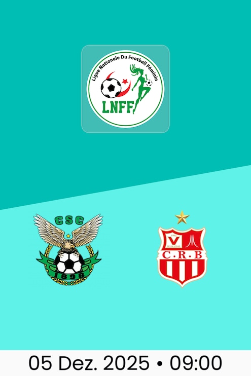 CS Constantine - CR Belouizdad | Ligue Nationale du Football Féminin 2025/26
