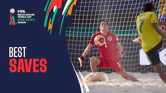 Mejores atajadas | Copa Mundial de Beach Soccer de la FIFA Dubai (EAU) 2024™