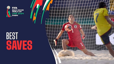 Meilleurs Arrêts | Coupe du Monde de Beach Soccer de la FIFA Émirats Arabes Unis 2024 Dubai™