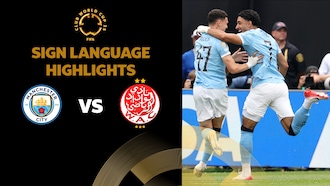 Manchester City  x Wydad AC | Grupo G | FIFA Club World Cup 2025™ | Melhores momentos (Linguagem de sinais)