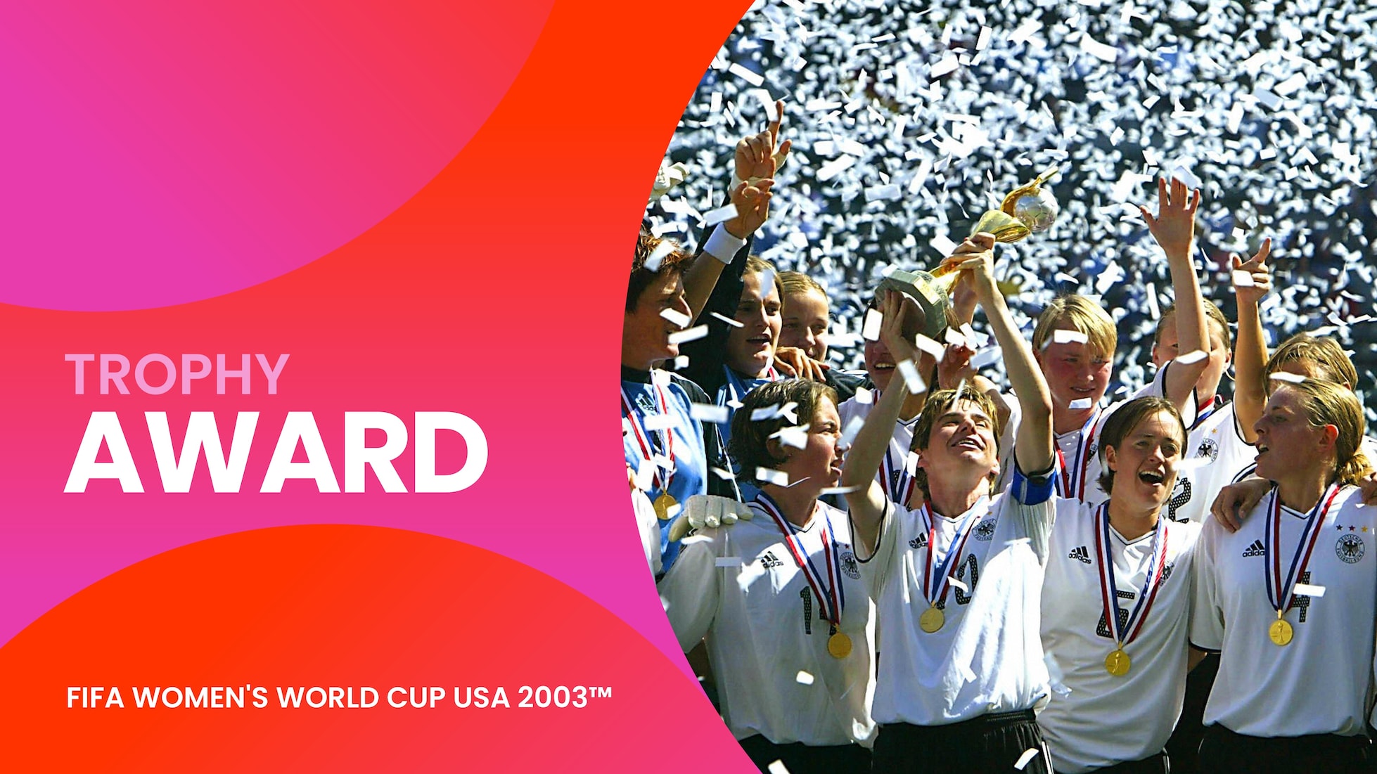 Présentation du trophée | Coupe du Monde de Football Féminin de la FIFA, Etats-Unis 03™