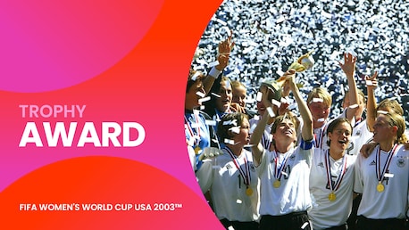 Consegna del trofeo | Coppa del Mondo Femminile FIFA, USA 2003