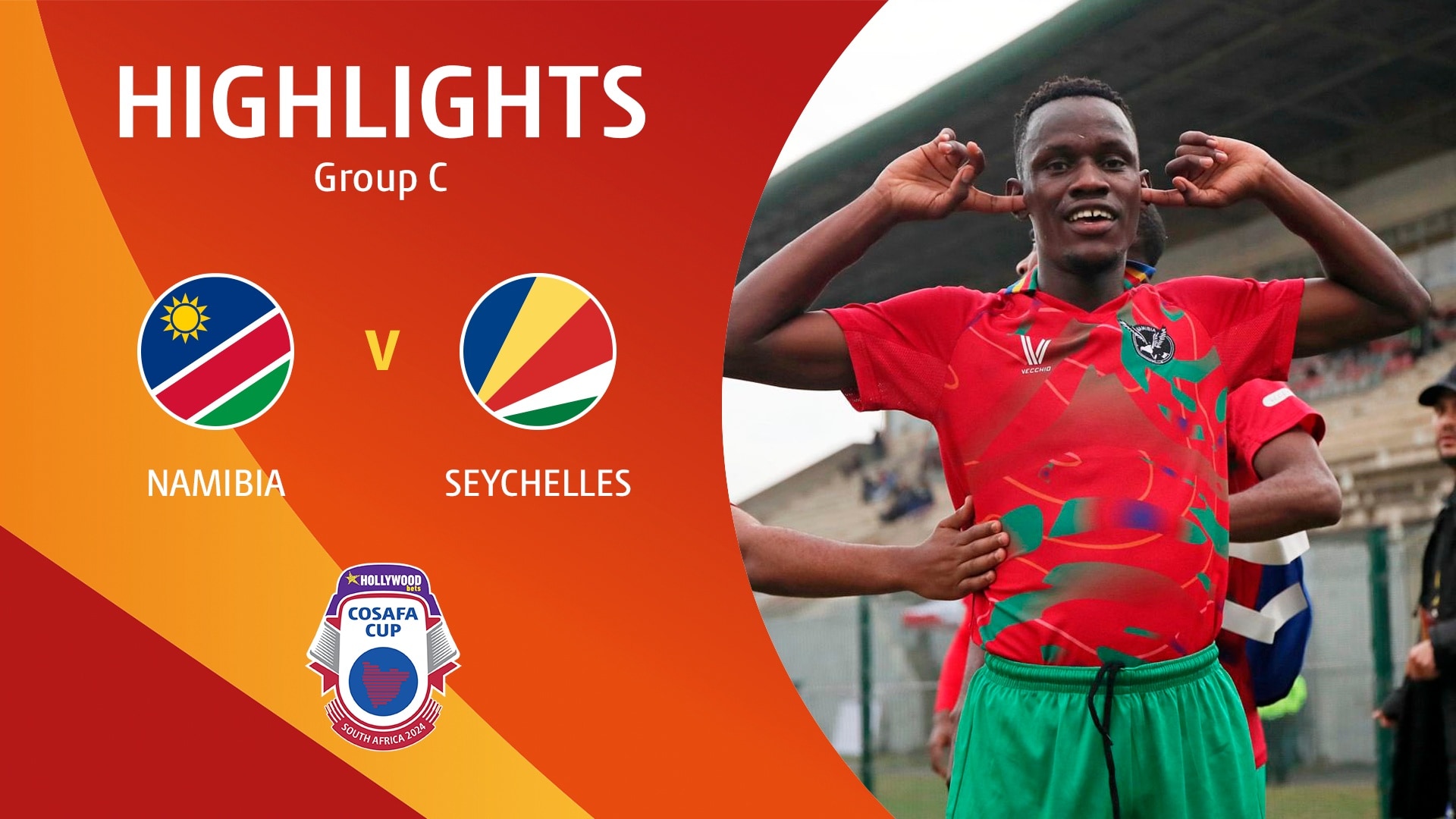 Namibia - Seychelles | Gruppo C | HOLLYWOODBETS COSAFA Cup 2024 | Highlights