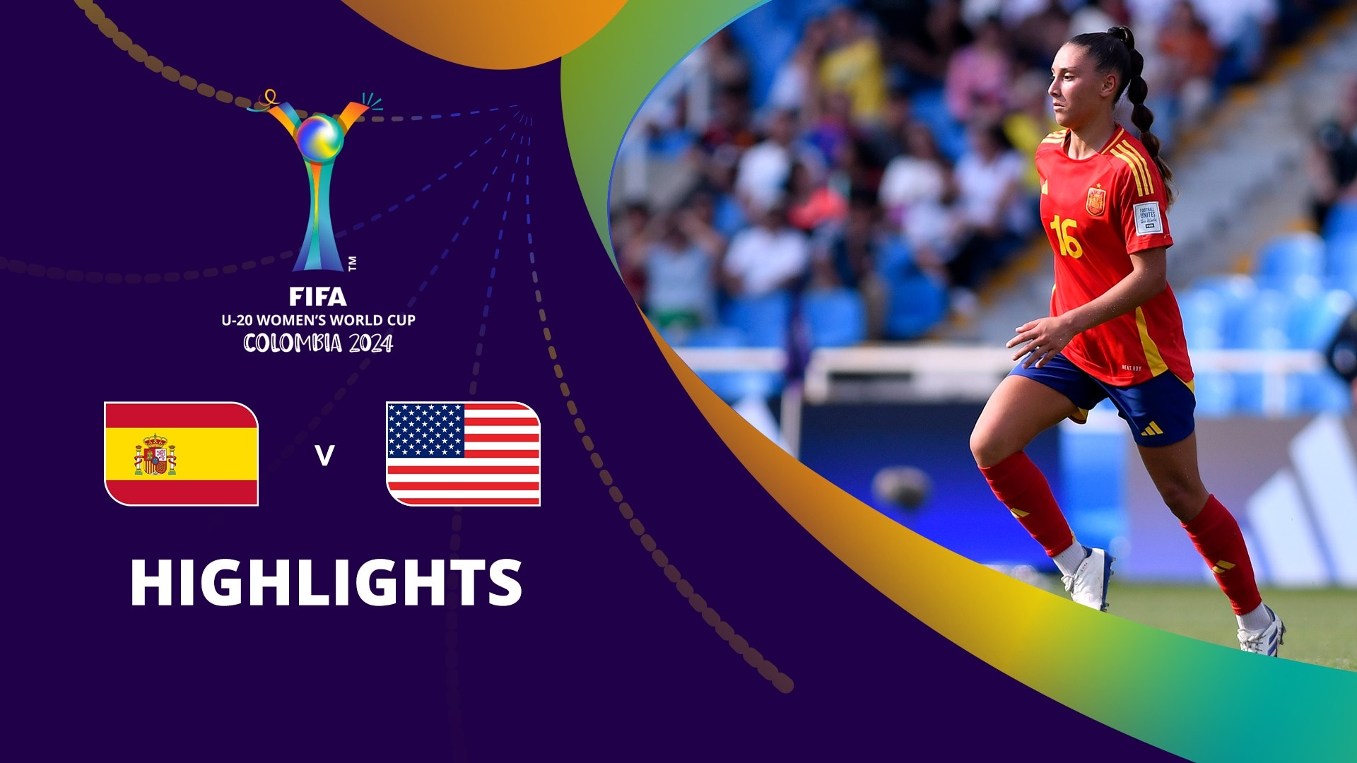 Espagne - États-Unis | Groupe C | Coupe du Monde Féminine U-20 de la FIFA, Colombie 2024™ | Résumé vidéo