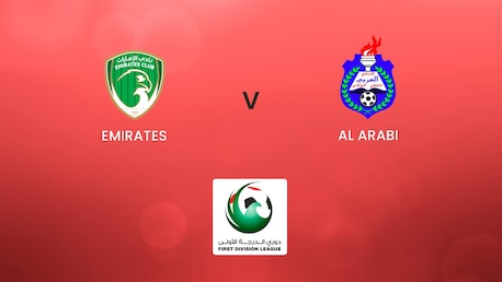 Emirates - Al Arabi | First Division League| Match completo