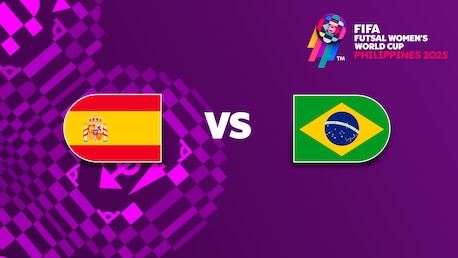 Spain v Brazil | Semi-finals | FIFA Futsal Women's World Cup Philippines 2025™