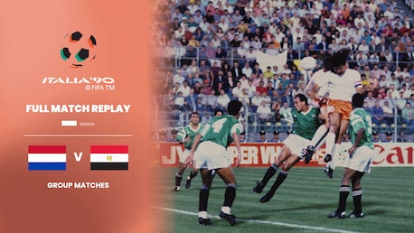 Netherlands v Egypt | Group F | 1990 FIFA World Cup Italy™ | Full Match Replay