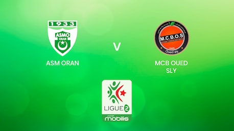 ASM Oran - MCB Oued Sly | Ligue 2 2024/25 | Algeria | Match completo