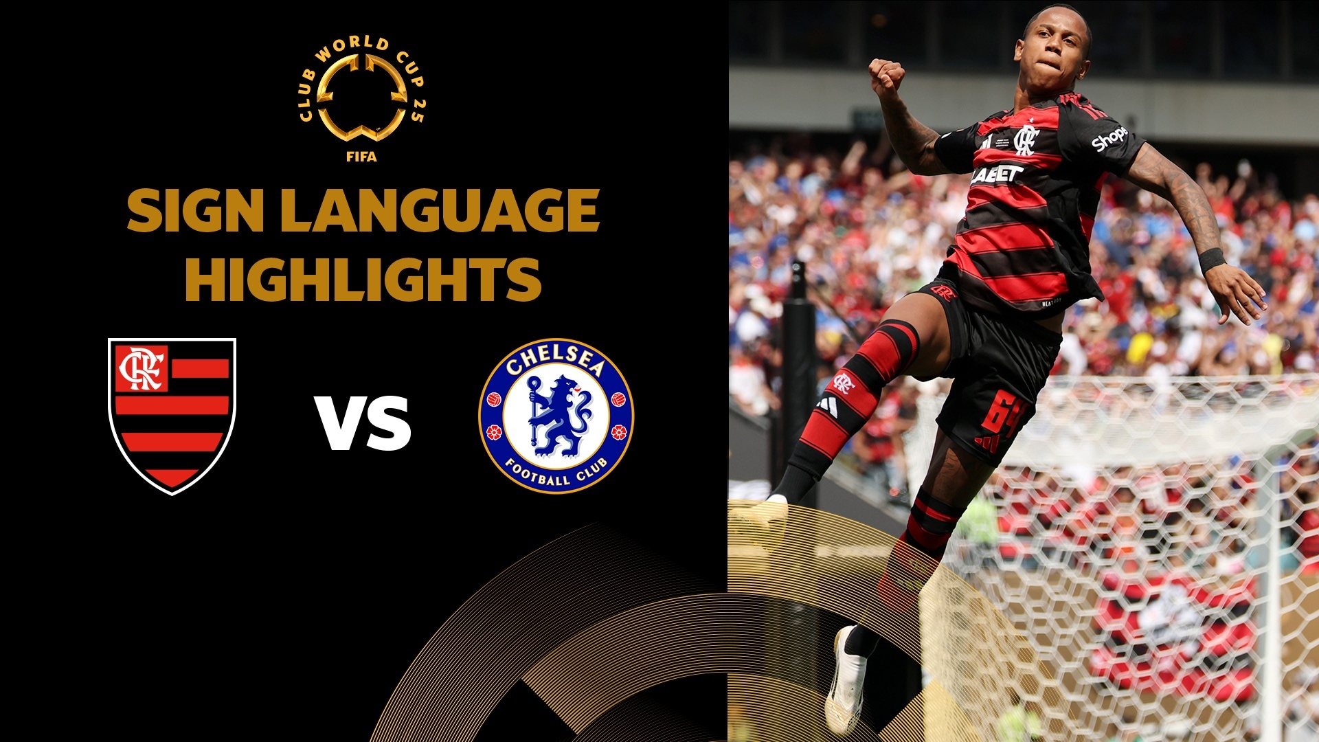 CR Flamengo x Chelsea FC | Grupo D | FIFA Club World Cup 2025™ | Melhores momentos (Linguagem de sinais)