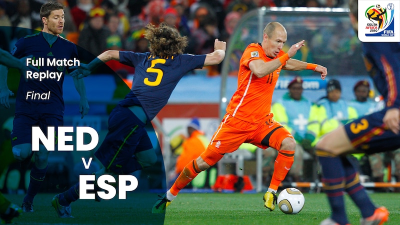 Países Baixos 0-1 a.p. Espanha :: África do Sul 2010 :: Ficha do Jogo 