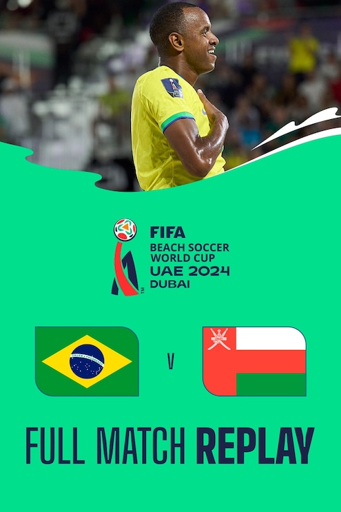 Brasil vs Omán | Grupo D | Copa Mundial de Beach Soccer de la FIFA EAU 2024 Dubái™ | Partido completo