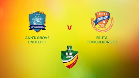 Ann's Grove United FC v Fruta Conqueror FC | GFF Elite League | Guyana | Full Match Replay