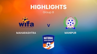 Maharashtra v Manipur | Group B | Santosh Trophy | Highlights