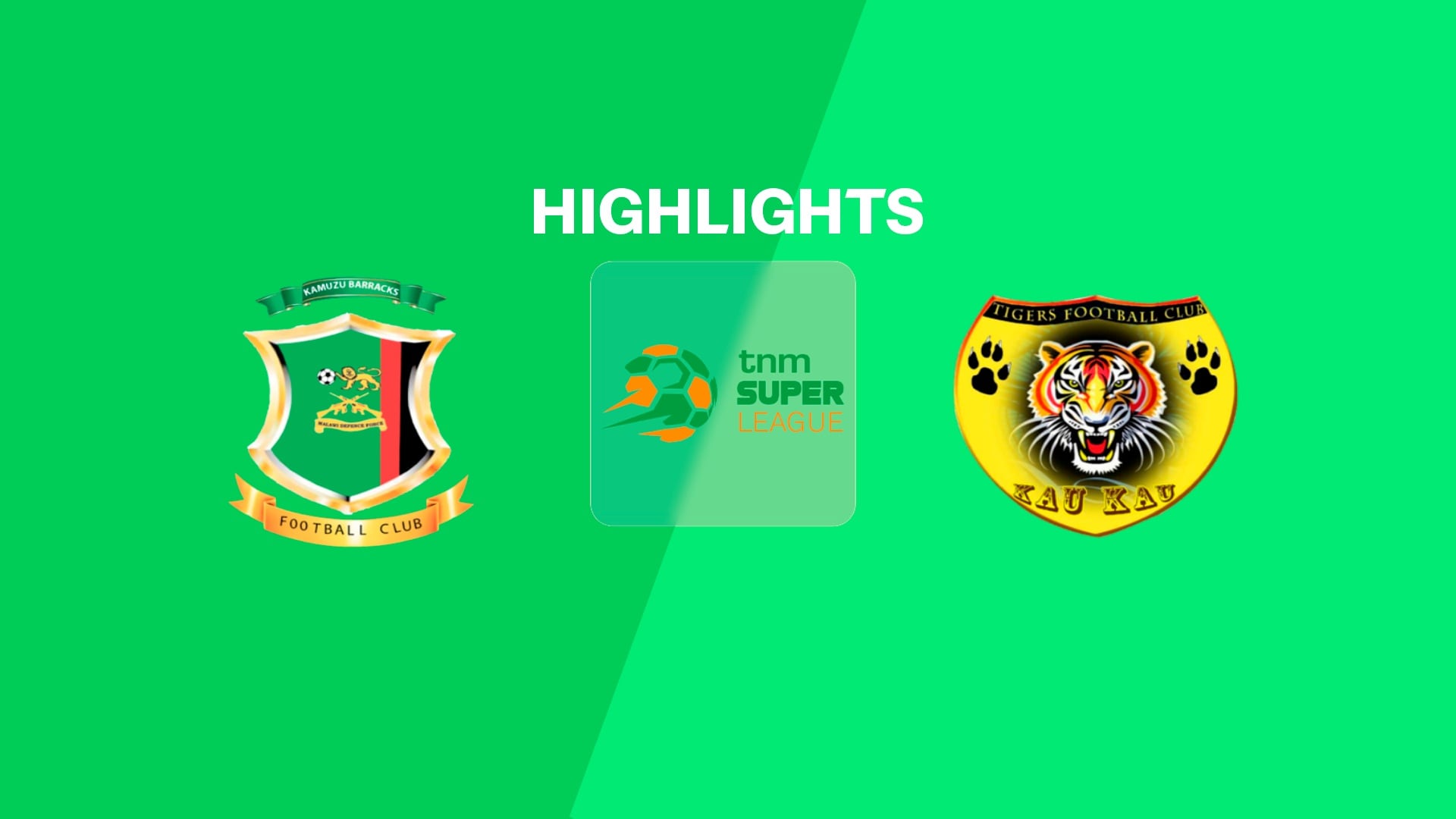 Kamuzu Barracks FC - Mighty Tigers FC | TNM Super League 2025 | Résumé vidéo
