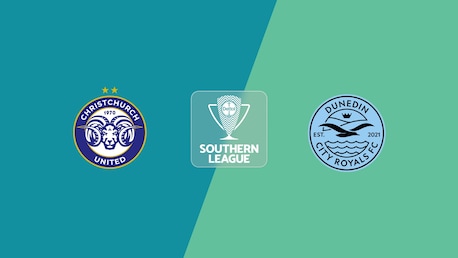 Christchurch United - Dunedin City Royals | Lega del Sud | Lega Nazionale 2025 | Match completo