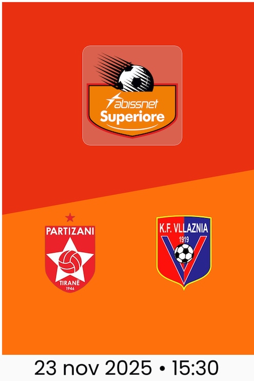 Partizani Tirana - Vllaznia Scutari | Kategoria Superiore 2025/26
