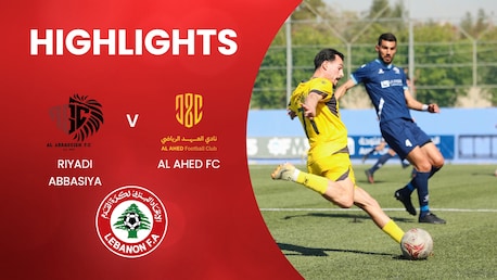 Riyadi Abbasiya - Al Ahed FC | Libanon Erste Liga 2024/2025 | Highlights