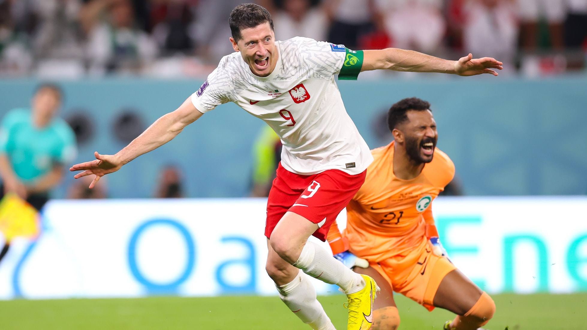 Robert Lewandowski Goal 82' | Poland v Saudi Arabia | FIFA World Cup Qatar 2022™
